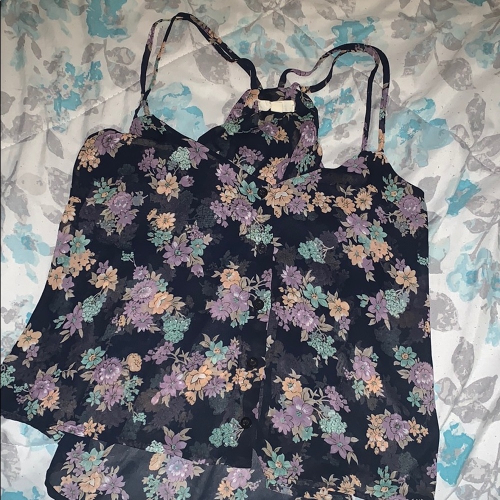 Light Flowered Tank